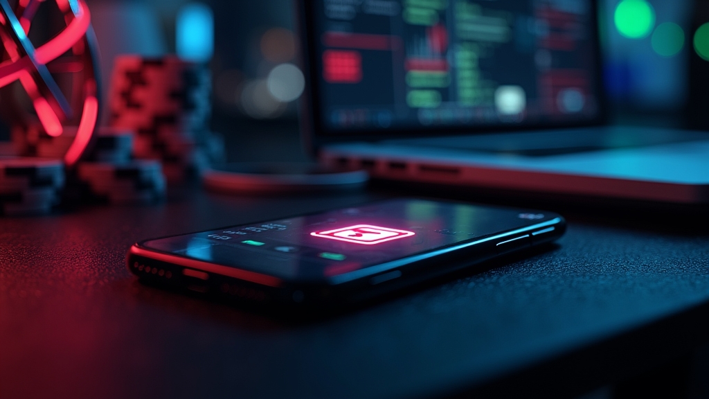 Smartphone com informações de compatibilidade do APK Blaze Crash