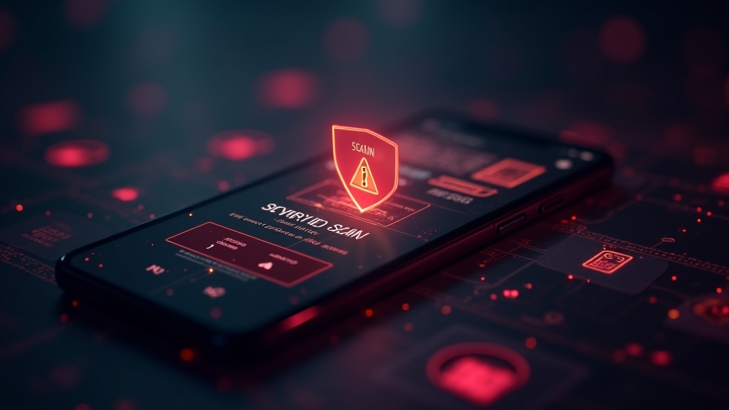 Celular com verificação de segurança antes de instalar o Blaze Crash